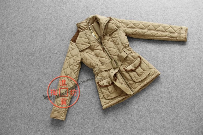 Free Shipping / 2012 New Arrived women's british style / elegant light pressure cell / slim wadded parka/ UK6-UK20 / Wholesale