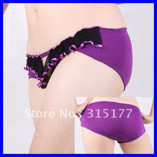 Free shipping 2012 New Arrivel Sexy Purple Charming Fashion Thongs Women sexy underwear Wholesale 30pcs/lot Lace Panty 7620-2