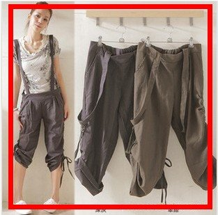 Free shipping/2012 new/Blended/leisure trousers/belt/loose/condole belt trousers/pants/Jumpsuits/RG1205011