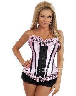 Free shipping,2012 NEW DESIGN high quality corset,lingerie,bustier,leaf surface of nice color SFMH412