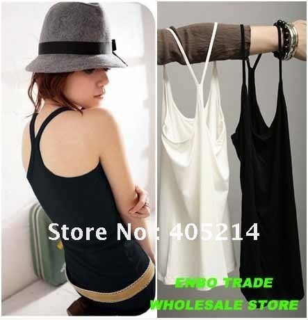 Free shipping - 2012 new design Hot sell korean version slim waistcoat camisole / Y-style intimates vest