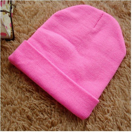 Free Shipping 2012 New Designer Fashion Fluorescent Colors Winter Hats For Women Knitted Winter Hat For Men Neon Cap