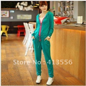free shipping 2012 new fall and winter clothes women's fashion casual hit-color knit sweater harem jumpsuit ow67909