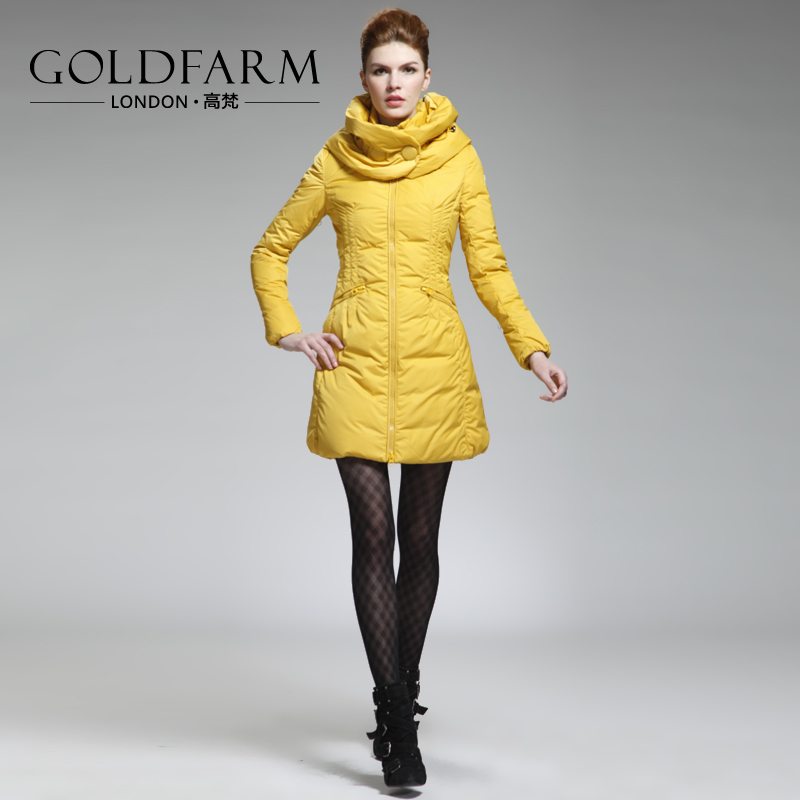 Free shipping 2012 new fashion down jacket  Women winter long design slim heap turtleneck women's down coat