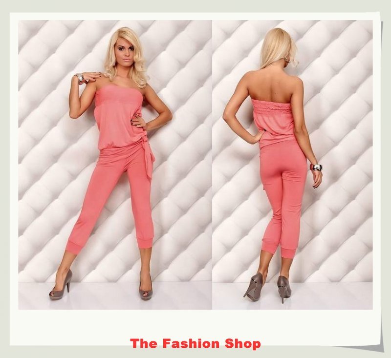 Free shipping!2012 New Fashion Ladies' Jumpsuits,Sexy Women Rompers,One size,NA4005p,Pink