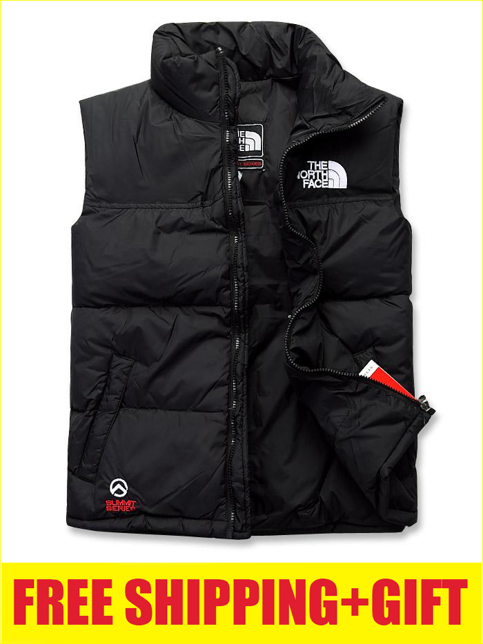 Free shipping 2012 new fashion men and women winter outdoor  Feather down vest Jacket coat parka waistcoat  red and black