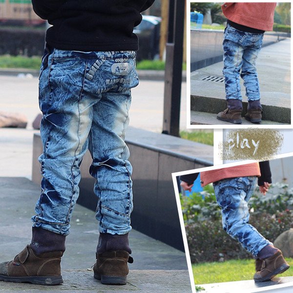 free shipping,2012 new Korean version of the new children's jeans trousers in the Spring and Autumn/ girls Pants / Kids