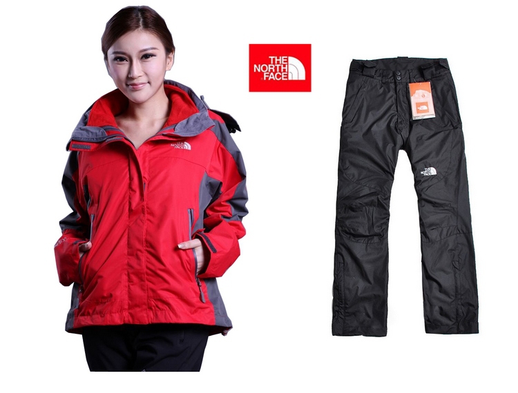 free shipping 2012 new lady Set clothing Rocketsports suits  waterproof  women  jacket  pants  outdoor set  in two piece