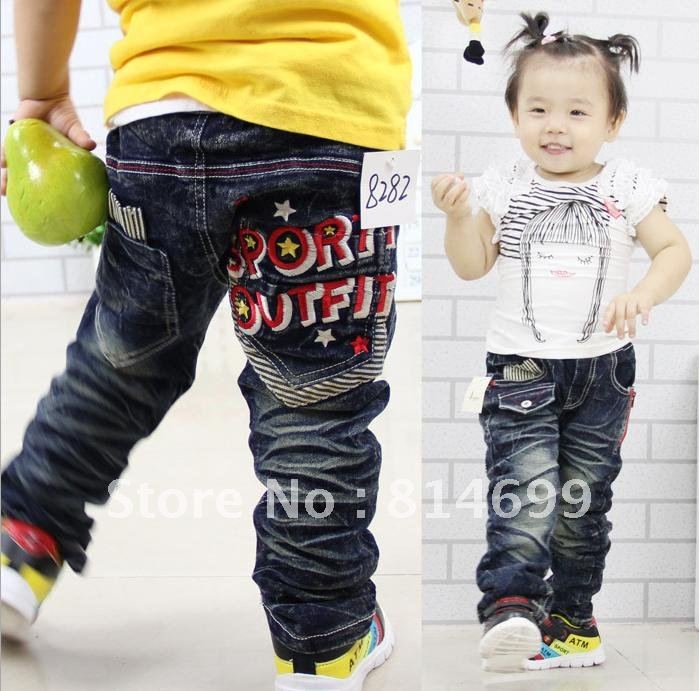 Free shipping 2012 new Newgrand of child Korean boy pants Children fashion leisure denim jeans X834