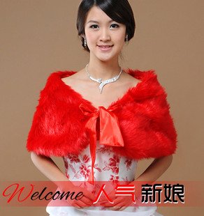 Free shipping  2012 new  red  Bridal Wedding Shawls/Bridesmaid dress shawl/Evening dress shawls/Bridal Accessories/Luxury