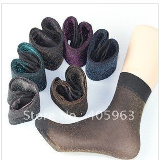 free shipping 2012 new spcoks silver silk women sock silk thread socks sexy summer socks transparent socks