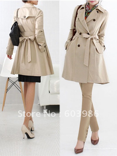 Free shipping 2012 new spring and autumn cultivate one's morality dust coat