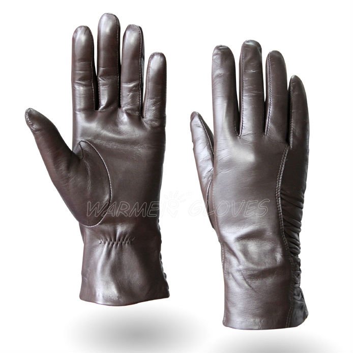 Free Shipping 2012 NEW style fashion women leather gloves