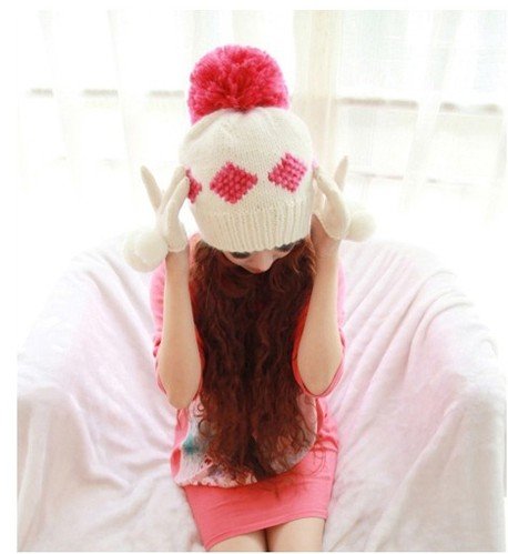 Free shipping 2012 new style hand-knitted wool hat for autumn and winter Warm