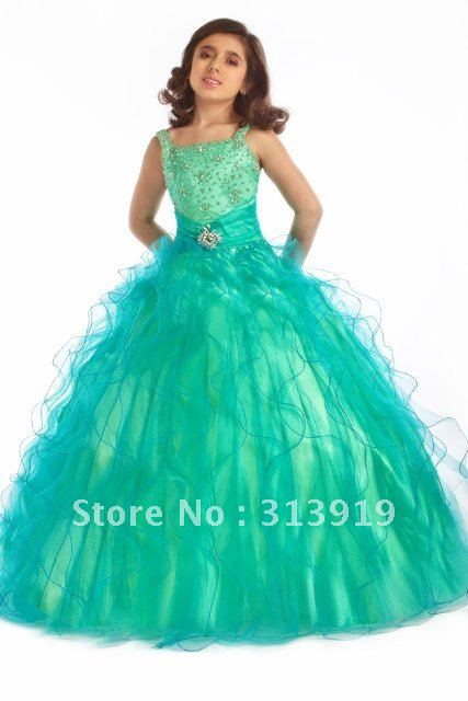 free shipping 2012 new style hot sale flower girl dress