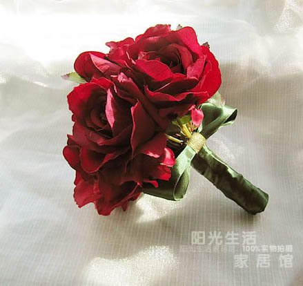 Free shipping 2012 New style wedding bouquet, silk flowers for a wedding, artificial flower