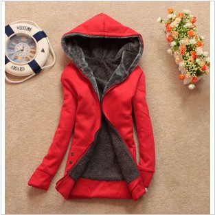 Free shipping  2012 New winter Korean women thickened cotton coat with hat ladies classic jacket