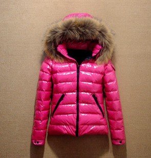 Free shipping 2012 New winter women's candy color  fur collar short design down coat Women zipper hooded warm jacket