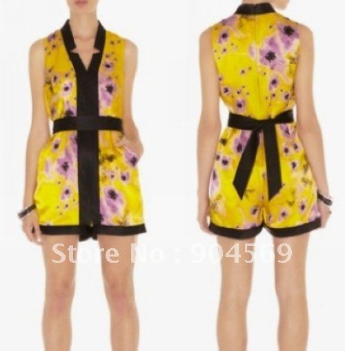 free shipping 2012 new women Rompers fashion jumpsuits size S M L XL XXL high quality hot selling!!