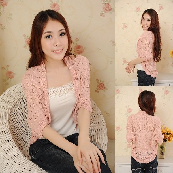Free shipping 2012 New women's blouses  thin shawl cardigan sweater small sleeveless shirt S121