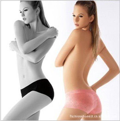 Free shipping 2012 new women's modal underwear mid waist lace seamless panty boxer shorts trunk