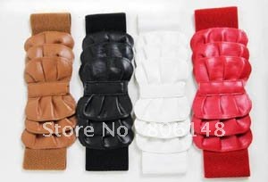 Free shipping 2012 newest design ladies party beslt, fashion casual PU waistband,new arrival PU leather girdle