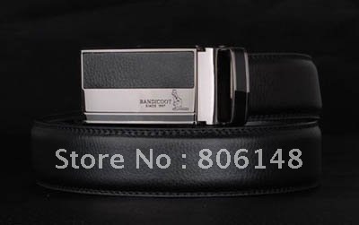 Free shipping 2012 newest fashion casual cow hide belt, New arrival cowskin leather belt girdle waistband 3.2*125cm JB-B016