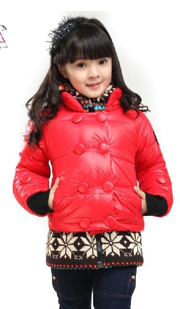 Free shipping   2012 qiu dong girl cotton-padded clothes