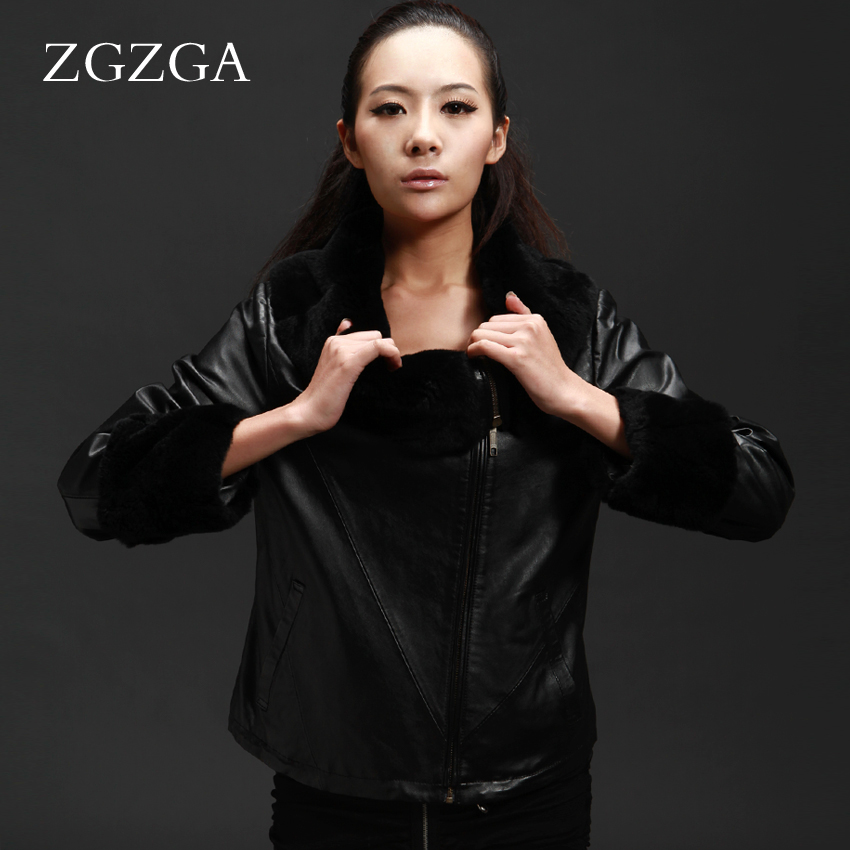 free shipping  2012 rex rabbit hair genuine leather clothing sheepskin leather clothing female short design