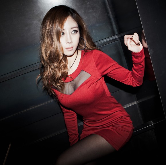 Free shipping 2012 sexy gauze back zipper slim one-piece dress club wears