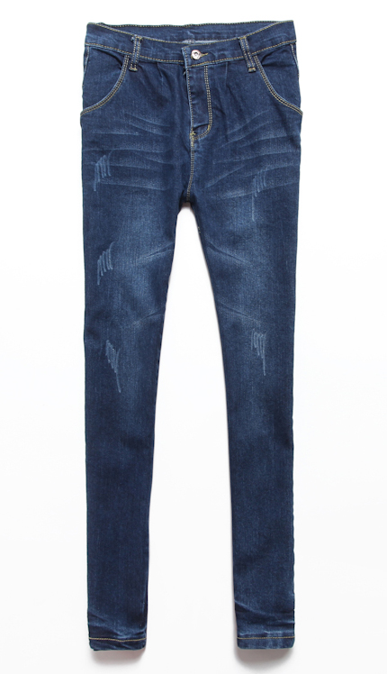 Free Shipping 2012 slim pencil pants fashion loose plus size denim harem pants skinny jeans female 6230
