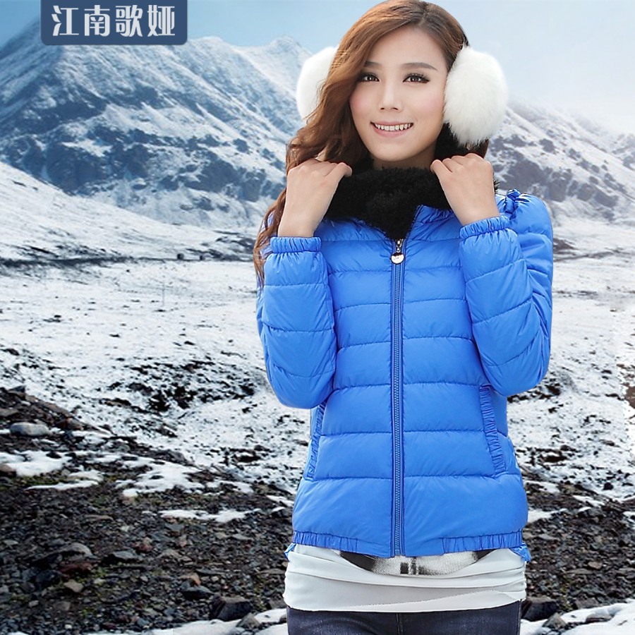 Free shipping 2012 slim  wadded thickening  outerwear short design women's cotton-padded jacket  W157