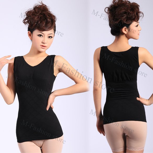 Free shipping 2012 Slimming Control Cotton Curve Model Body Shaper firm Tummy Control Vest Shape Wear Waspie