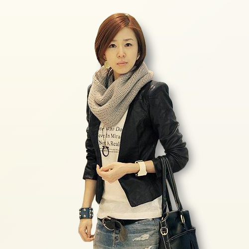 Free shipping 2012 spring and autumn blazer single button leather clothing women's outerwear hot-selling