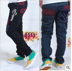 free shipping,  2012 Spring and autumn Jeans wholesale , children's jeans wholesale, Korean children jeans