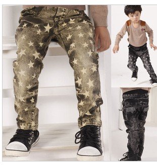 free shipping,  2012 Spring and autumn New jeans , children's jeans , Korean version of casual children jeans