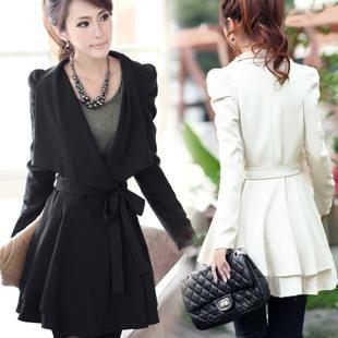 Free Shipping 2012 spring and autumn women's ol gentlewomen elegant one button slim women's trench outerwear AFY082