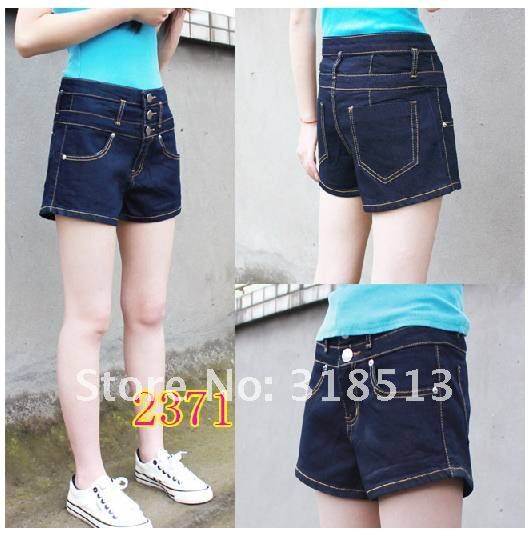 Free shipping 2012 spring  summer female of tall waist Women's shorts, Leisure pants  big yards