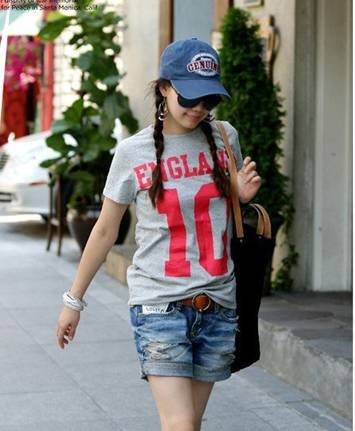 Free shipping ! 2012 summer Ms. new Korean low-waist shorts, women's denim shorts