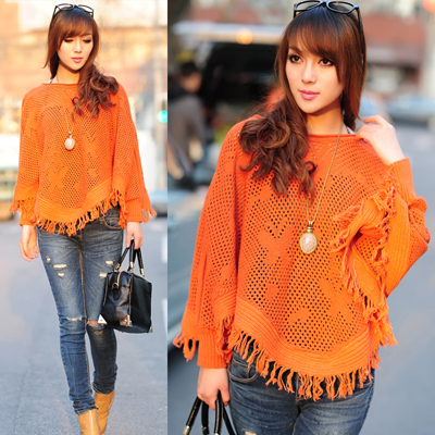 Free shipping 2012 Summer New hot cotton wholesale/retail 1pcs  ladies' sweater women' fashion casual sweaters