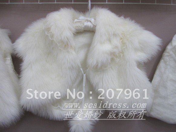 free shipping : 2012 white&ivory bridal wool Wraps&jacket