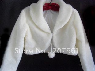Free shipping !2012 white&ivory bridal wool Wraps/jacket  FF35