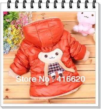 Free Shipping_2012 Winter Boys Overcoat Warm_Lovely Tiger Kids Thickness Cotton Clothing Set_Wholesale and Retail_Fast shipping