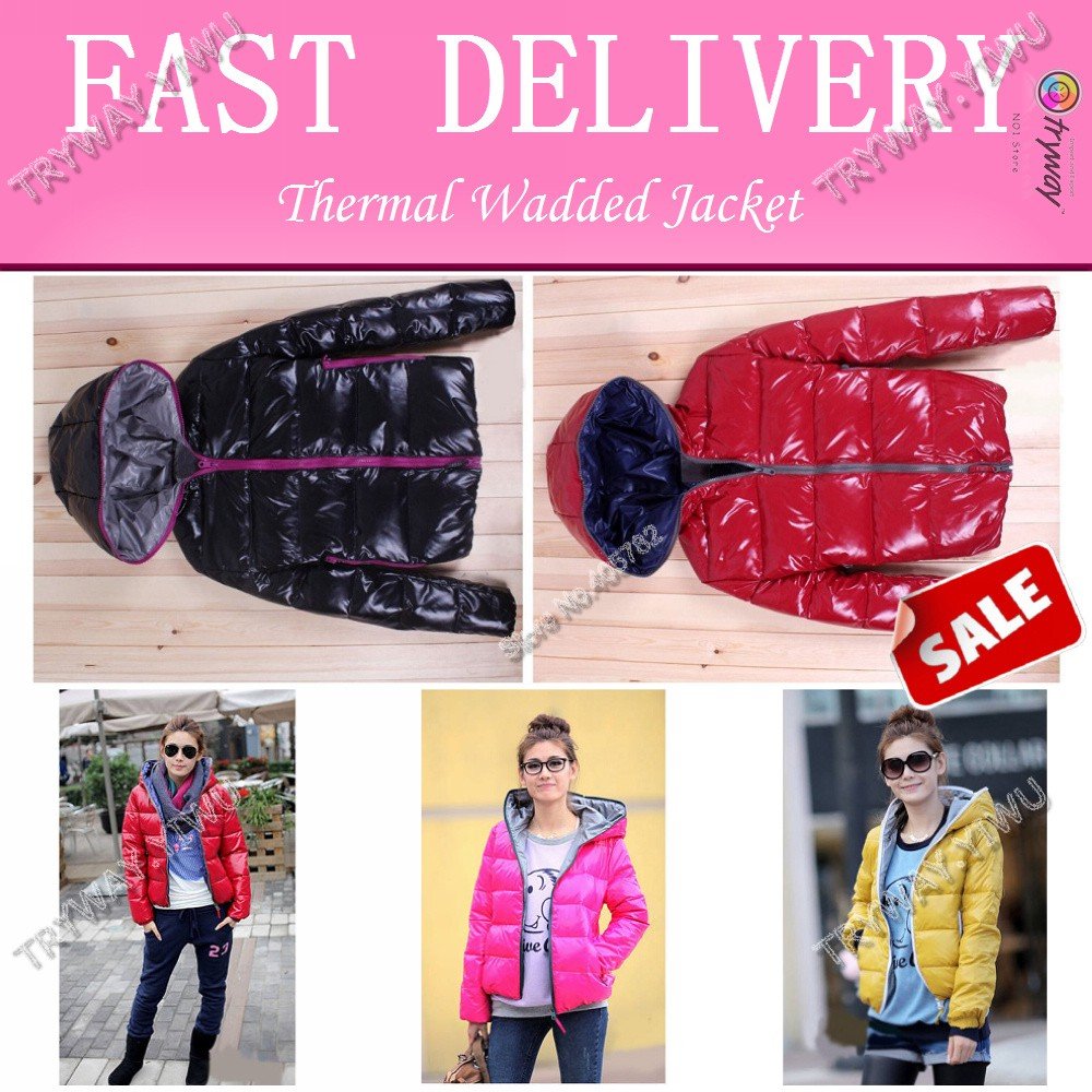 Free shipping, 2012 winter Fashion women's coat with a hoody thermal wadded jacket cotton-padded coat outerwear, FAST DELIVERY!