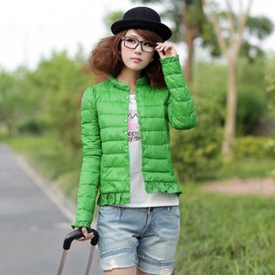 free shipping 2012 winter short design down coat slim Women winter down coat