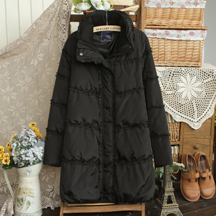 free shipping 2012 winter thickening maternity clothing maternity wadded jacket maternity coat long design maternity thermal