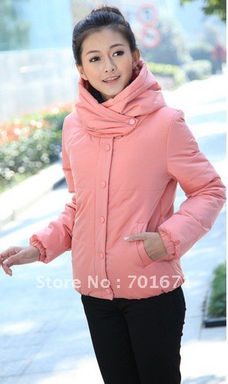 Free Shipping 2012 winter women's short jacket small cotton-padded jacket short design thickening wadded jacket outerwear V2924