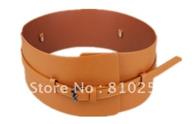 free shipping 2012 women new fashion dress belts black brown pu leather dual-use small strap buckle wide belts cummerbunds 138