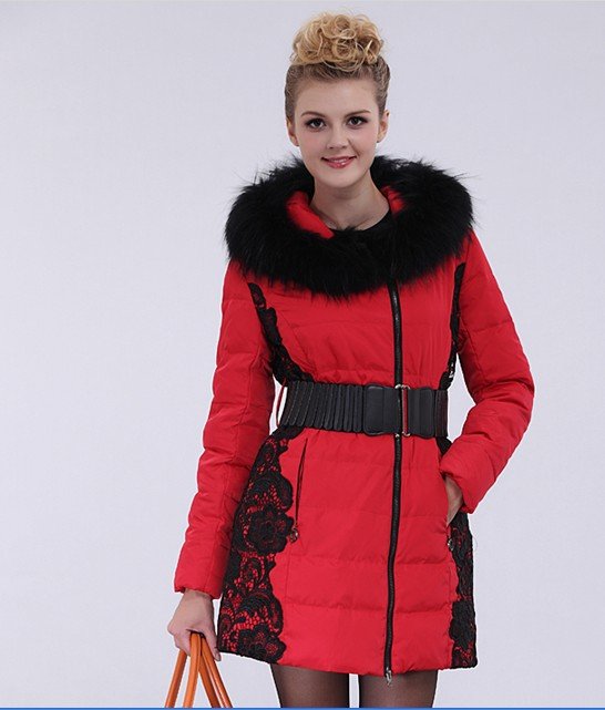 Free Shipping 2012 women's fashion take cap cultivate one's morality thickening down jacket