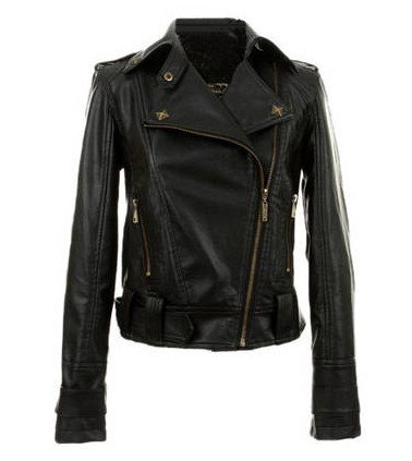 Free shipping 2012 women's short design streetwear blouses women jacket motorcycle PU clothing leather jacket lady